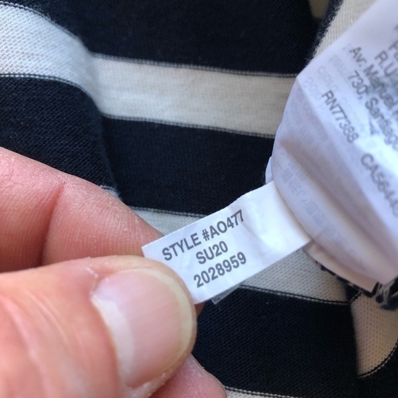 J. Crew • High Low Maxi Dress in Stripe - Picture 7 of 7